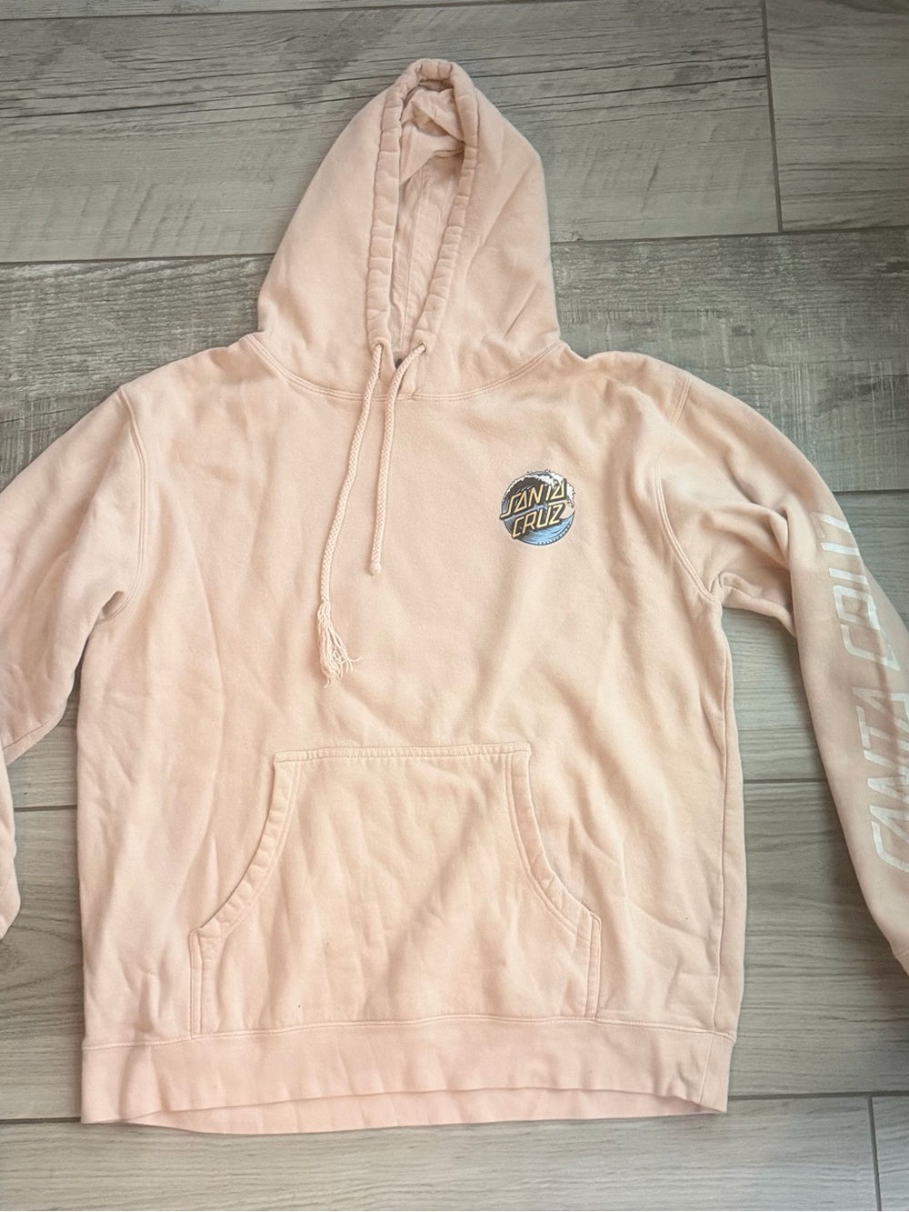 Santa Cruz Skateboard Light Pink Hoodie
